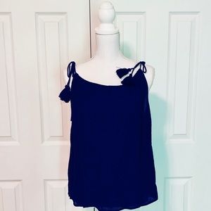 NWT Forever 21 Tassel Tie Royal Blue Cami